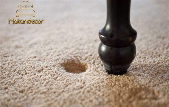 از بین بردن جای مبل روی فرش: روش‌های علمی و خانگی برای بازگرداندن زیبایی فرش