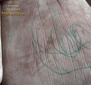 از بین بردن لکه جوهر از روی مبل: راهنمای تخصصی و گام‌به‌گام