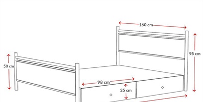 ابعاد استاندارد انواع تخت خواب دونفره: راهنمای جامع انتخاب سایز ایده‌آل